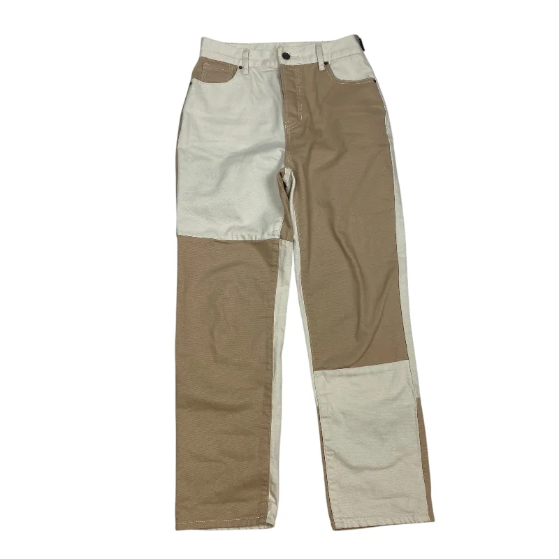 Jeans Straight By Pacsun In Cream, Size: 2 Edgy Women's Punk